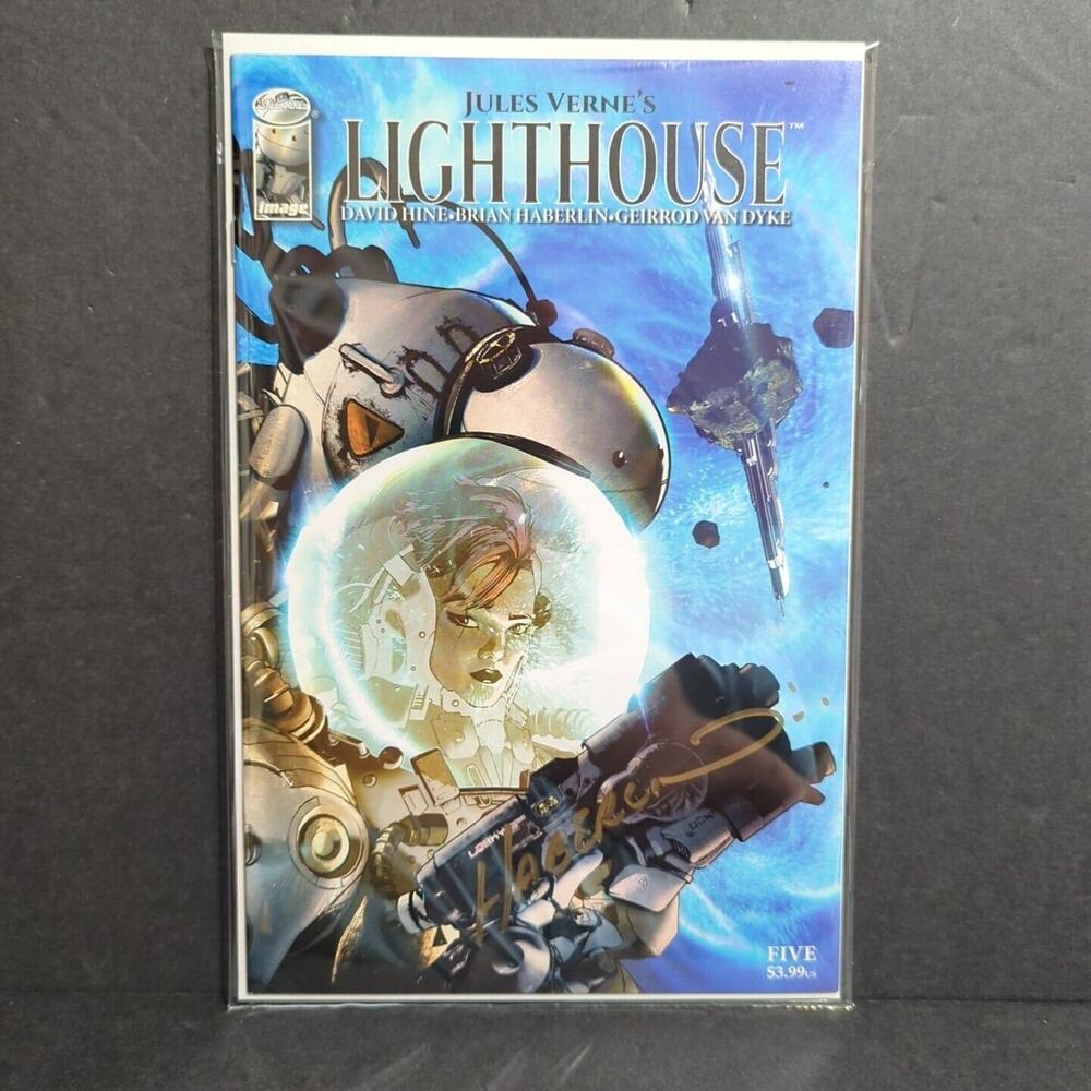 Lighthouse (Jules Verne's ) #5A NM Image Signed By Brian Haberlin